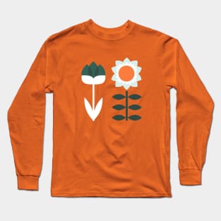 Set Sun Olive Flower Long Sleeve T-Shirt